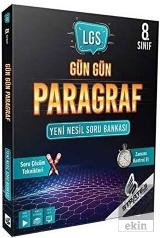 Strateji 8. Sınıf LGS Gün Gün Paragraf