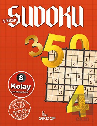 Sudoku 1. Kitap - Kolay (Yeni Başlayanlar İçin)
