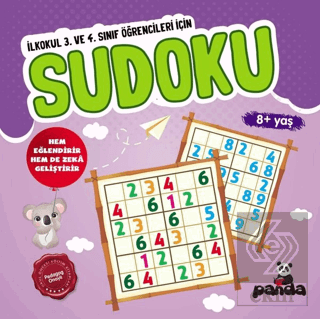 Sudoku 8+ Yaş - İlkokul 3. ve 4. Sınıf Öğrencileri