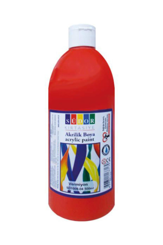 Südor Akrilik Boya 500 ml Vermiyon Kırmızı