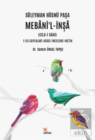 Süleyman Hüsnü Paşa Mebani'l-İnşa (Cild-i Sani)