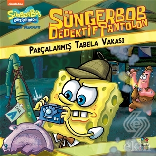 Sünger Bob Dedektif Pantolon Parçalanmış Tabela Va