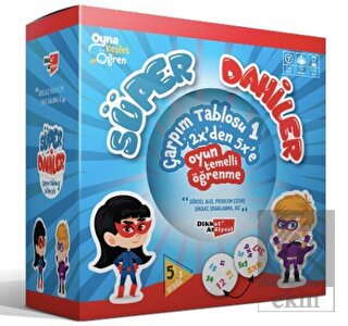 Süper Dahiler Seti - Çarpım Tablosu 1 (2x'den 5x'e