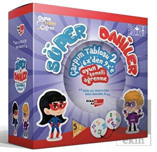 Süper Dahiler Seti - Çarpım Tablosu 2 (6x\'den 9x\'e