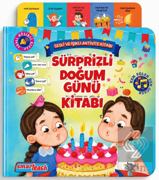 Sürprizli Doğum Günü Kitabı – Sesli ve Işıklı Kitap (Ses Sensörlü) Kol
