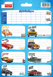 SVN BLİSTER DERS PROGRAMLI OKUL ETİKETİ