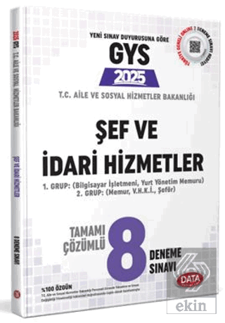 T.C. Aile ve Sosyal Hizmetler Bakanlığı GYS Şef ve İdari Hizmetler Tam