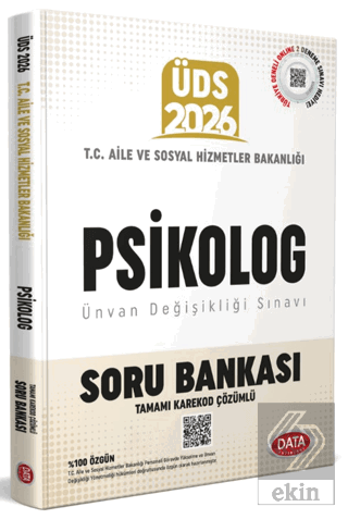 T.C. Aile ve Sosyal Hizmetler Bakanlığı ÜDS Psikolog Kadrosu Soru Bank
