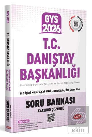 T.C. Danıştay Başkanlığı GYS Soru Bankası - Karekod Çözümlü Kolektif D