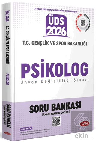 T.C. Gençlik ve Spor Bakanlığı Psikolog ÜDS Soru Bankası - Karekod Çöz