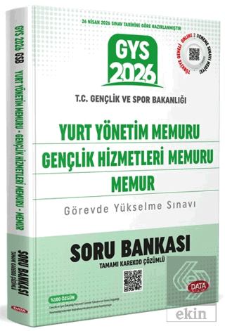 T.C. Gençlik ve Spor Bakanlığı Yurt Yönetim Memuru Gençlik Hizmetleri 