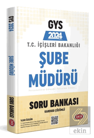 T.C. İçişleri Bakanlığı Şube Müdür GYS Soru Bankas