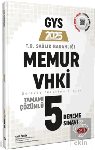 T.C Sağlık Bakanlığı Memur VHKİ Tamamı Çözümlü 5 Deneme Sınavı