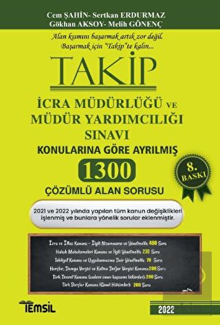 Takip 2022 İcra Müdürlüğü ve Müdür Yardımcılığı Sı