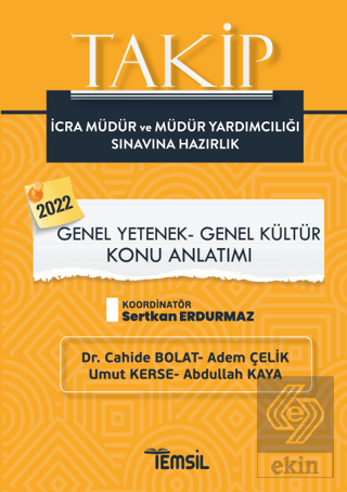 TAKİP Genel Yetenek- Genel Kültür Konu Anlatımı Kitab