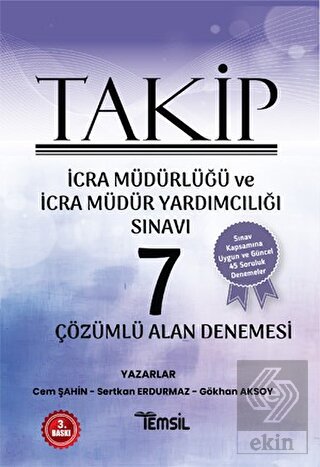 Takip İcra Müdürlüğü ve İcra Müdür Yardımcılığı Sı
