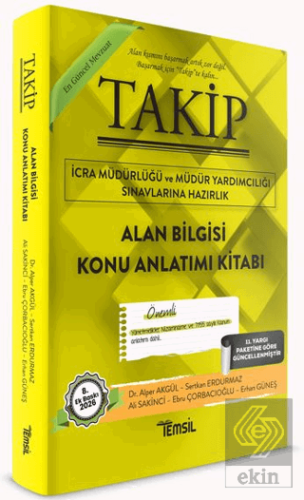 Takip İcra Müdürlüğü ve Müdür Yardımcılığı Sınavlarına Hazırlık Alan B