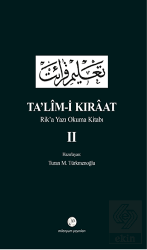 Ta'lim-i Kıraat - Rik'a Yazı Okuma Kitabı 2