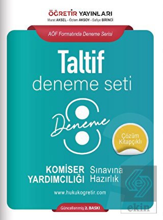 Taltif Komiser Yardımcılığı Sınavına Hazırlık Dene