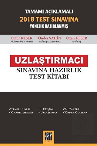 Tamamı Açıklamalı 2018 Test Sınavına Yönelik Hazır