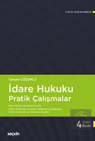 Tamamı Çözümlü İdare Hukuku Pratik Çalışmalar