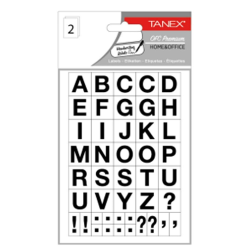 Tanex STC-505 HARF ETİKETİ 15mm BOLD 2 AD.