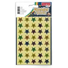 Tanex TNX-301 17mm Mix Hologram Yıldız Etiket 2 li Poşet