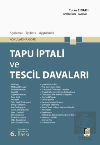 Tapu İptali ve Tescil Davaları