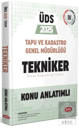 Tapu ve Kadastro Genel Müdürlüğü UDS Tekniker Konu Anlatımlı