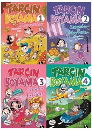 Tarçın Boyama (4 Kitap Takım)
