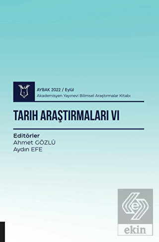 Tarih Araştırmaları VI - Aybak 2022 Eylül
