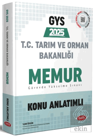 Tarım ve Orman Bakanlığı Memur GYS Konu Anlatımlı Kolektif Data Yayınl