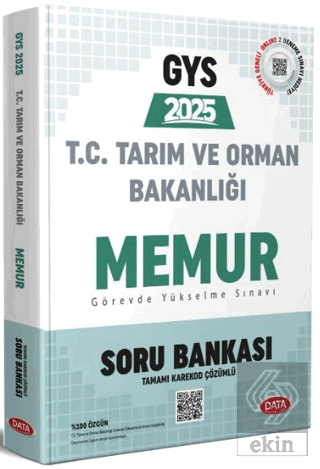 Tarım ve Orman Bakanlığı Memur GYS Soru Bankası - Karekod Çözümlü