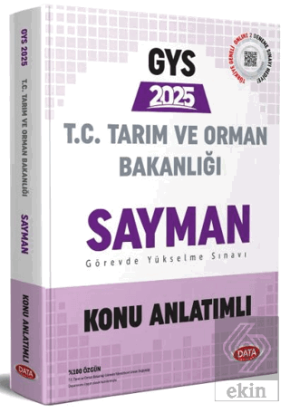 Tarım ve Orman Bakanlığı Sayman Görevde Yükselme Sınavı Konu Anlatımlı