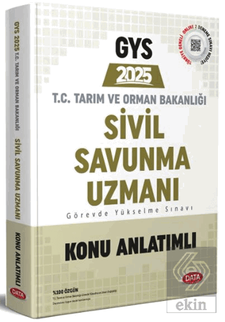 Tarım ve Orman Bakanlığı Sivil Savunma Uzmanı GYS Konu Anlatımlı Kolek