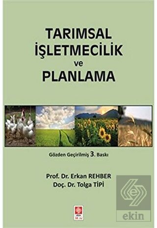 Tarımsal İşletmecilik ve Planlama Erkan Rehber