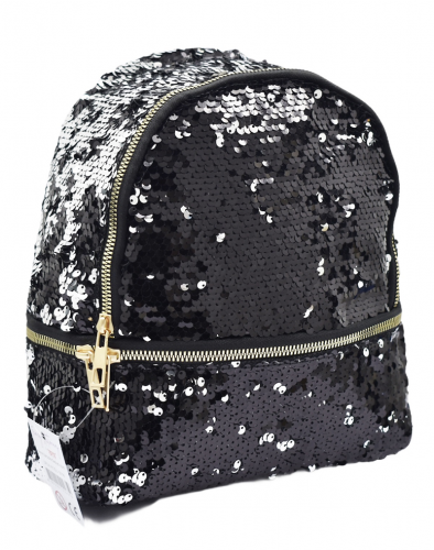 TAROS UNİCK COLOR  PULLU SIRT ÇANTASI SİYAH