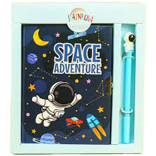 TAROS UNICK COLOR SPACE KALEMLİ KİLİTLİ A5 HATIRA DEFTERİ