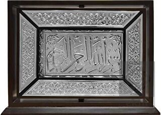 Tavaflı Kaplama Gümüş Kur'an-ı Kerim (Çanta Boy)