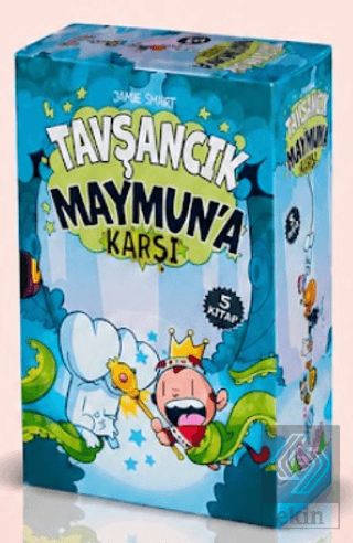 Tavşancık Maymuna Karşı 5 Kitaplık Kutulu Set Jamie Smart The Kitap Ço