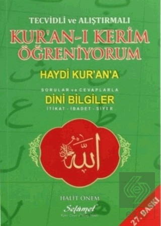 Tecvidli ve Alıştırmalı Kur'an-ı Kerim Öğreniyorum