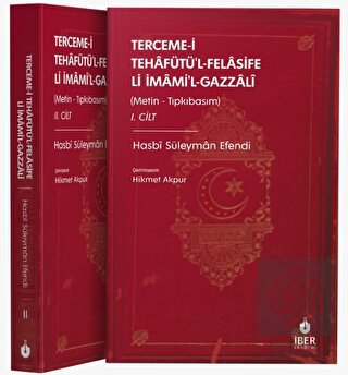 Tehafütü'l-Felasife Li İmami'l-Gazzali 2 Cilt Takı