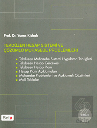 Tekdüzen Hesap Sistemi ve Çözümlü Muhasebe Problem
