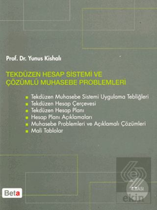 Tekdüzen Hesap Sistemi ve Çözümlü Muhasebe Problem