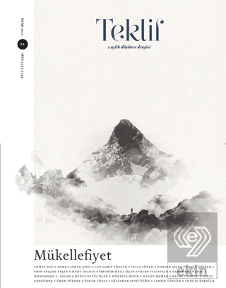 Teklif 2 Aylık Düşünce Dergisi Sayı: 1 Ocak 2022