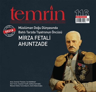Temrin Düşünce ve Edebiyat Dergisi Sayı: 116 Haziran 2021