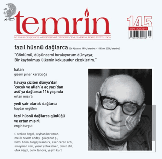 Temrin Düşünce ve Edebiyat Dergisi Sayı: 145 Eylül - Ekim 2025