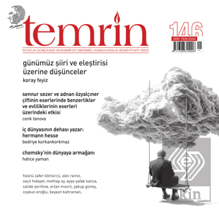Temrin Düşünce ve Edebiyat Dergisi Sayı: 146 Kasım - Aralık 2025