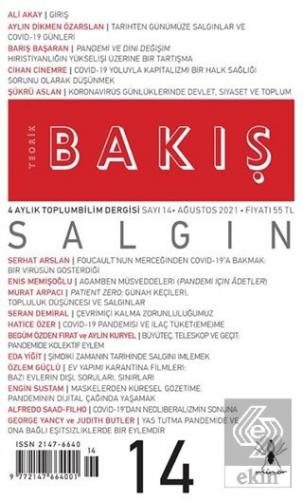 Teorik Bakış Sayı: 14 Salgın