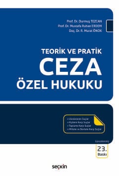 Teorik ve PratikCeza Özel Hukuku